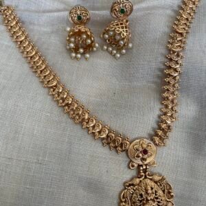 Necklace and Jhumkas