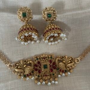 Choker and Jhumkas