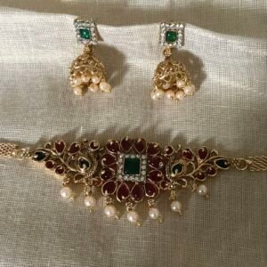 Choker and Jhumkas
