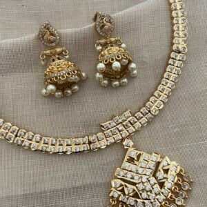Necklace and Jhumkas