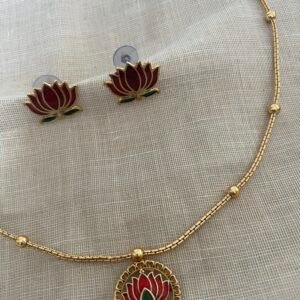 Invisible Necklace and Studs