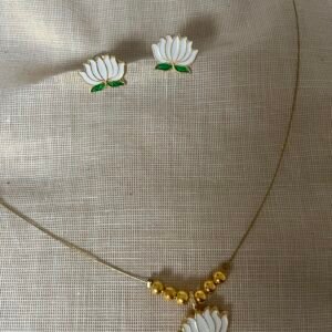 Invisible Necklace and Studs